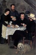 Pierre Auguste Renoir At the Inn of Mother Anthony painting